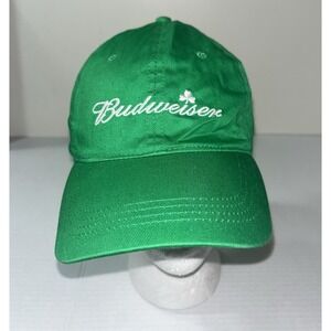 Budweiser Baseball Cap Hat Men's OS Green St Patrick's‎ Day Irish Beer Promo